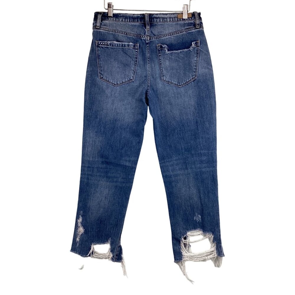 BLANKNYC Womens Jeans Size 29 High-Rise Madison Crop Distressed Denim - Picture 4 of 9